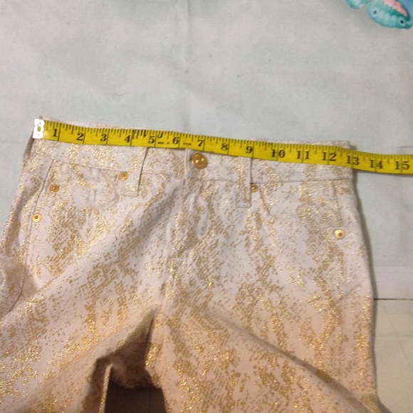 🦋 7FAM skinny jeans size 23x29.5 - Picture 5 of 8